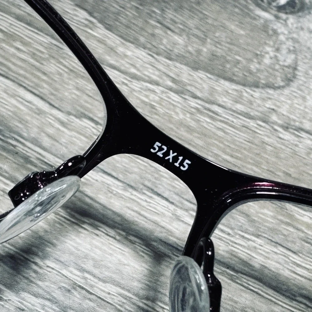 Truth & Love 08 80 Eyeglass Frames Womens 52-15-135 Purple Rectangular Optical